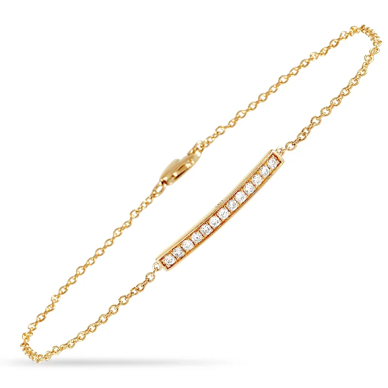 LB Exclusive 14K Yellow Gold 0.25 ct Diamond Bracelet