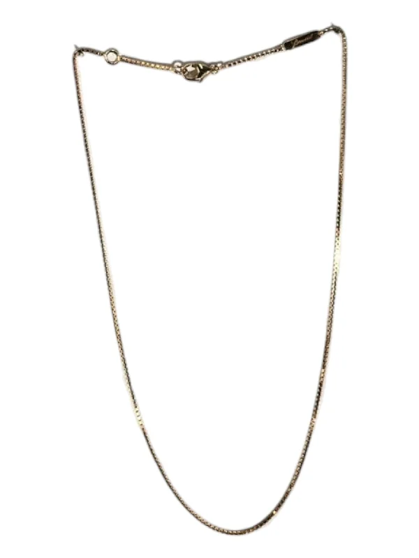 Baccarat 2813008 Vermeil Gold 1.2 mm Venetian Chain